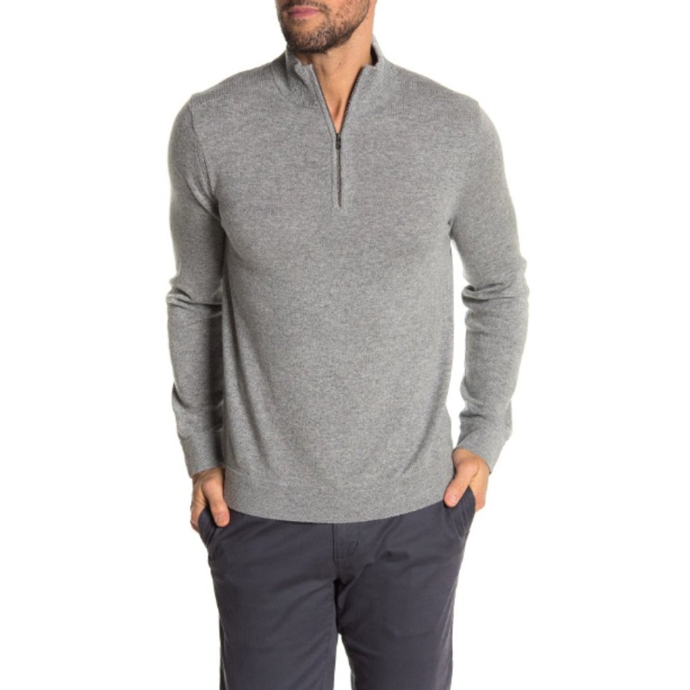 NWOT Theory 1/4 Zip Cashmere Sweater